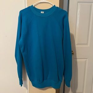 Blue Oversized Crewneck